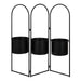 Freestanding Planter Black 31x7.5x30 1