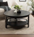 Coffee Table Black 34x34x17 7