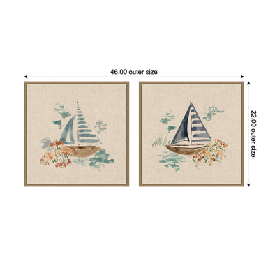 Art Set Sylvie Dark Gold 2 Piece Set 22x22 2