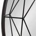 Decorative Mirror Black 30" Diameter 6