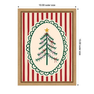 Framed Canvas Sylvie Natural 10x13 2