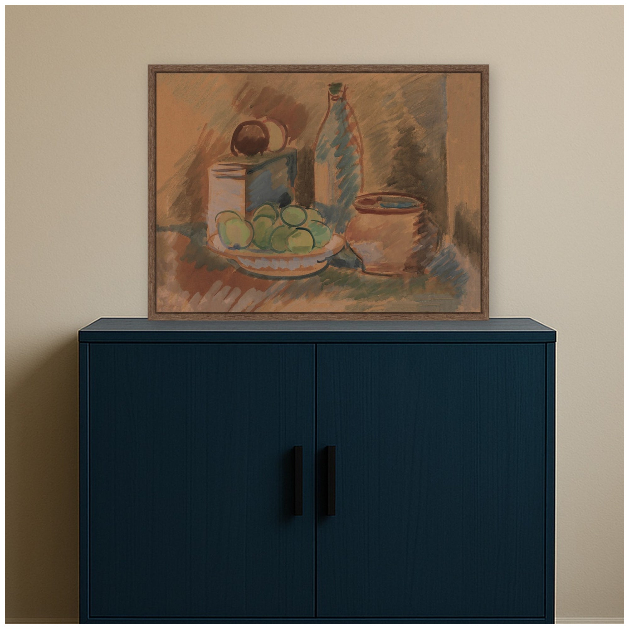 Framed Canvas 24x18 Sylvie Walnut 6
