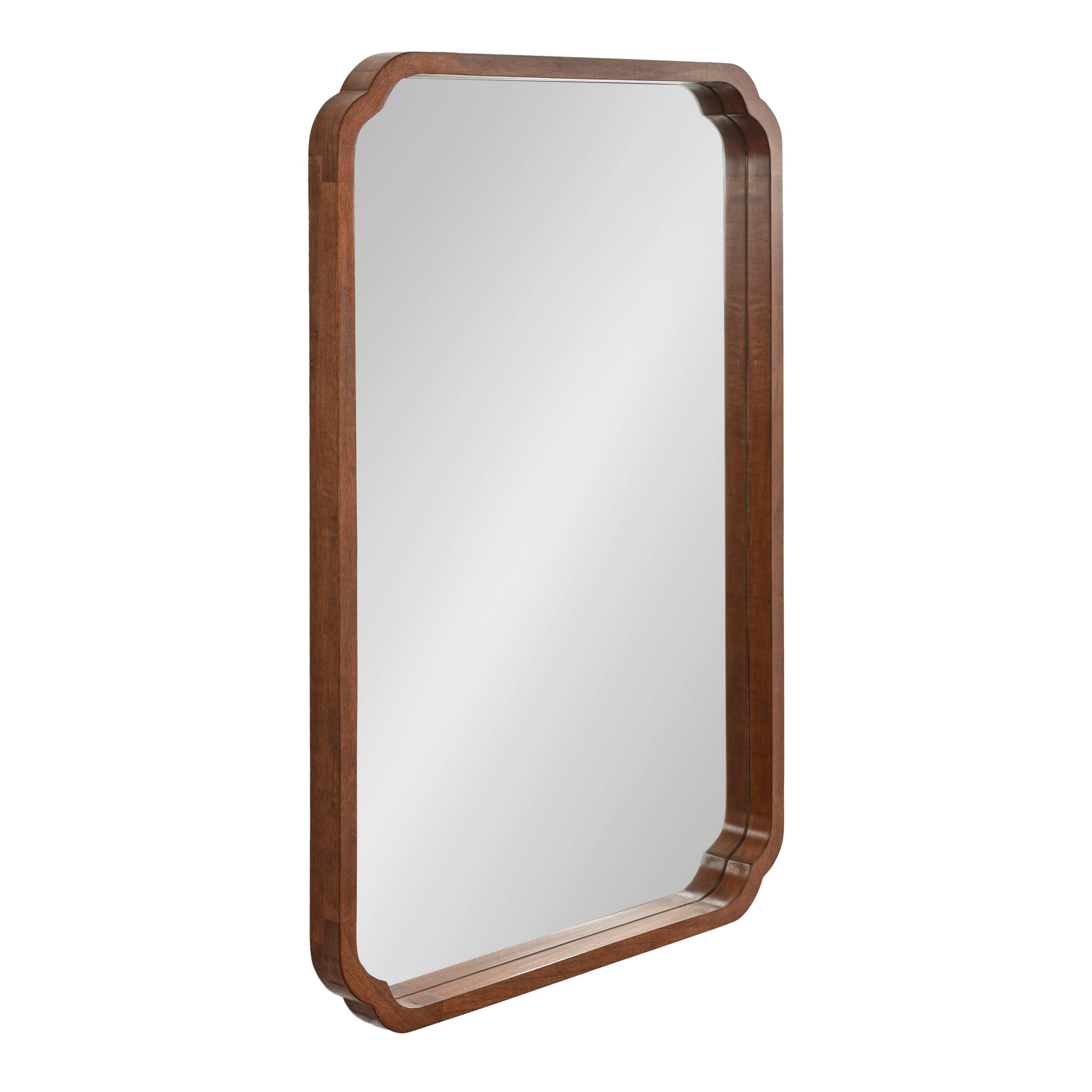 Scallop Mirror Brown 24x36 1