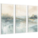 Framed Canvas Sylvie White 3 Piece Set 18x40 1