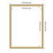 Dry Erase Board Florence Gold 20x26 2
