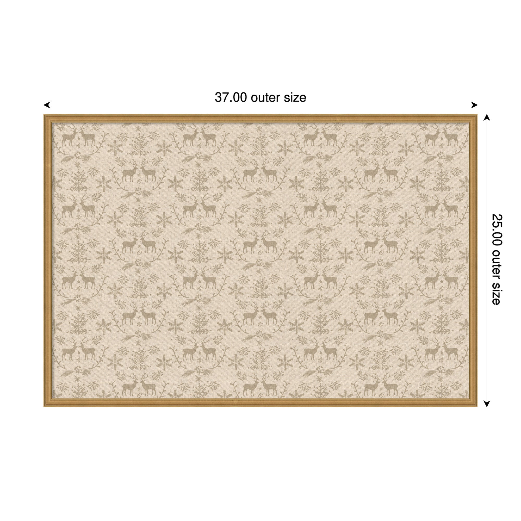 Magnetic Canvas Edith Gold 37x25 2