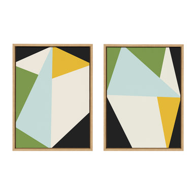 Art Set 2 Piece Set 18x24 Sylvie Natural 2