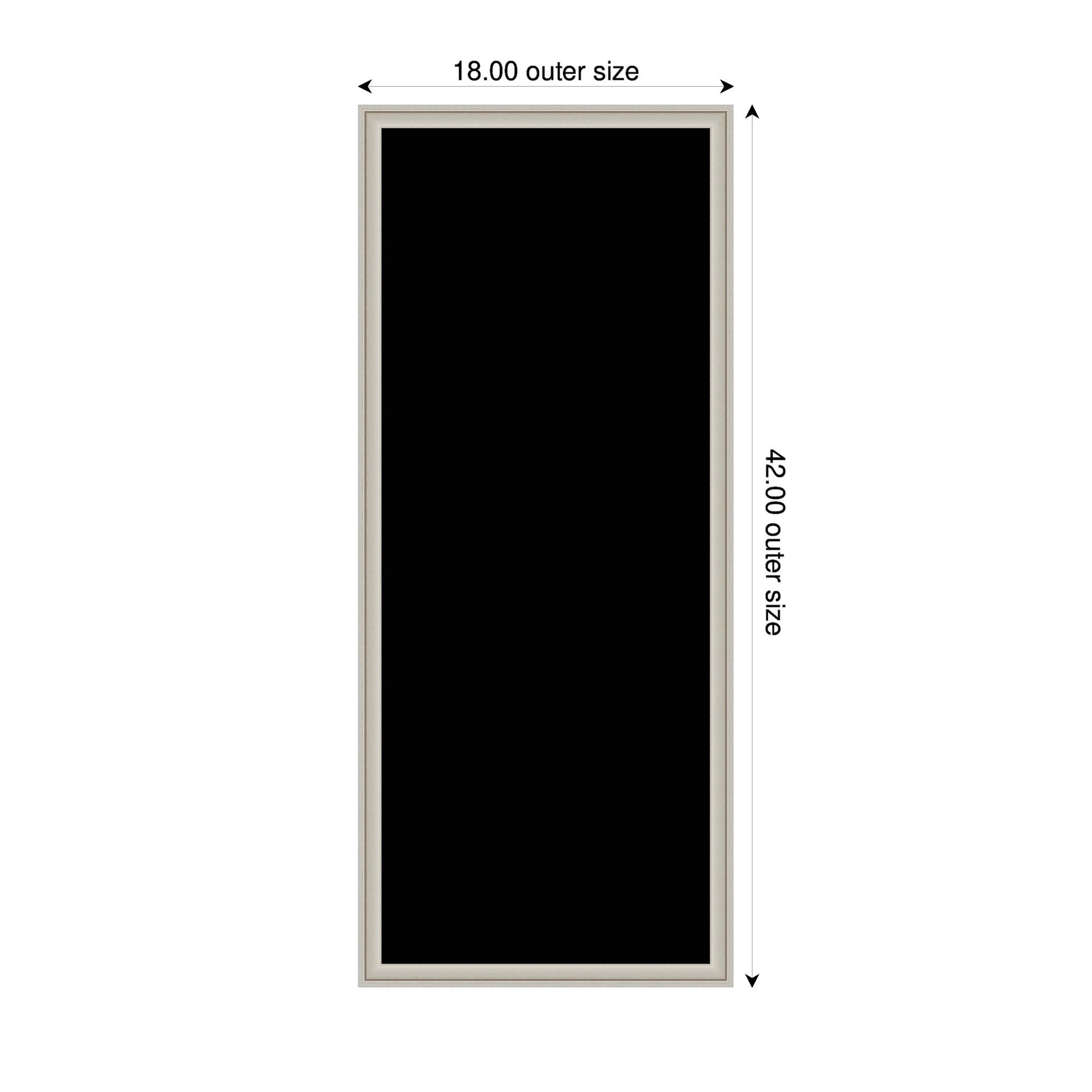 Framed Fabric Pinboard Black Wall Organization