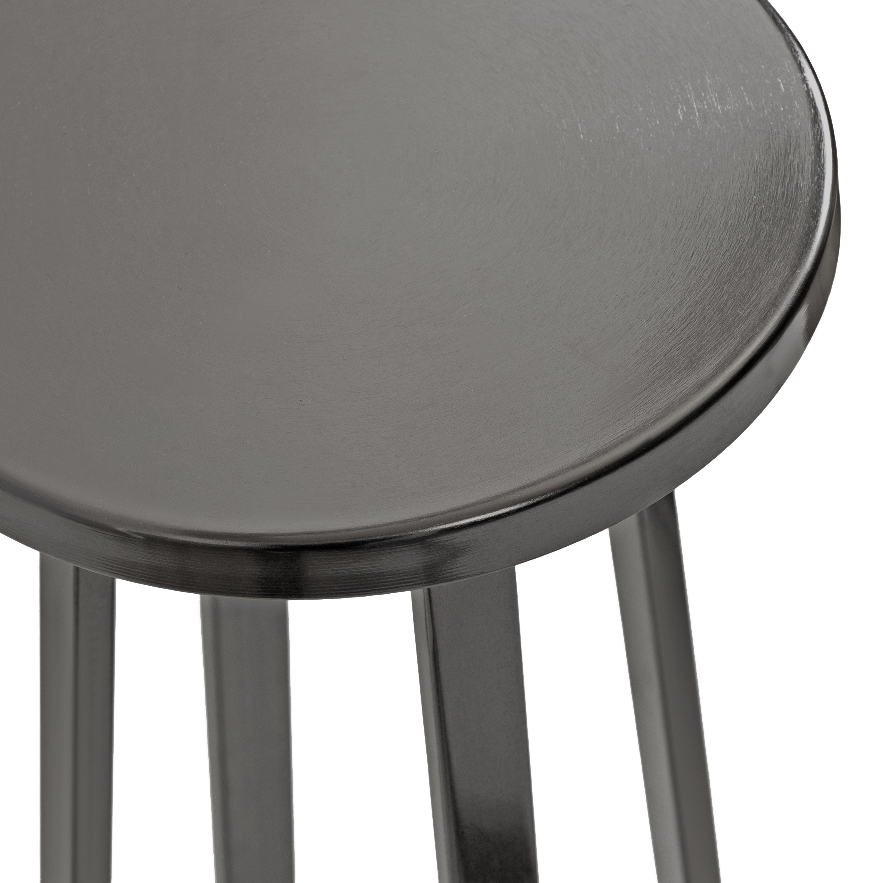 Drink Table Pewter 9x9x23 6