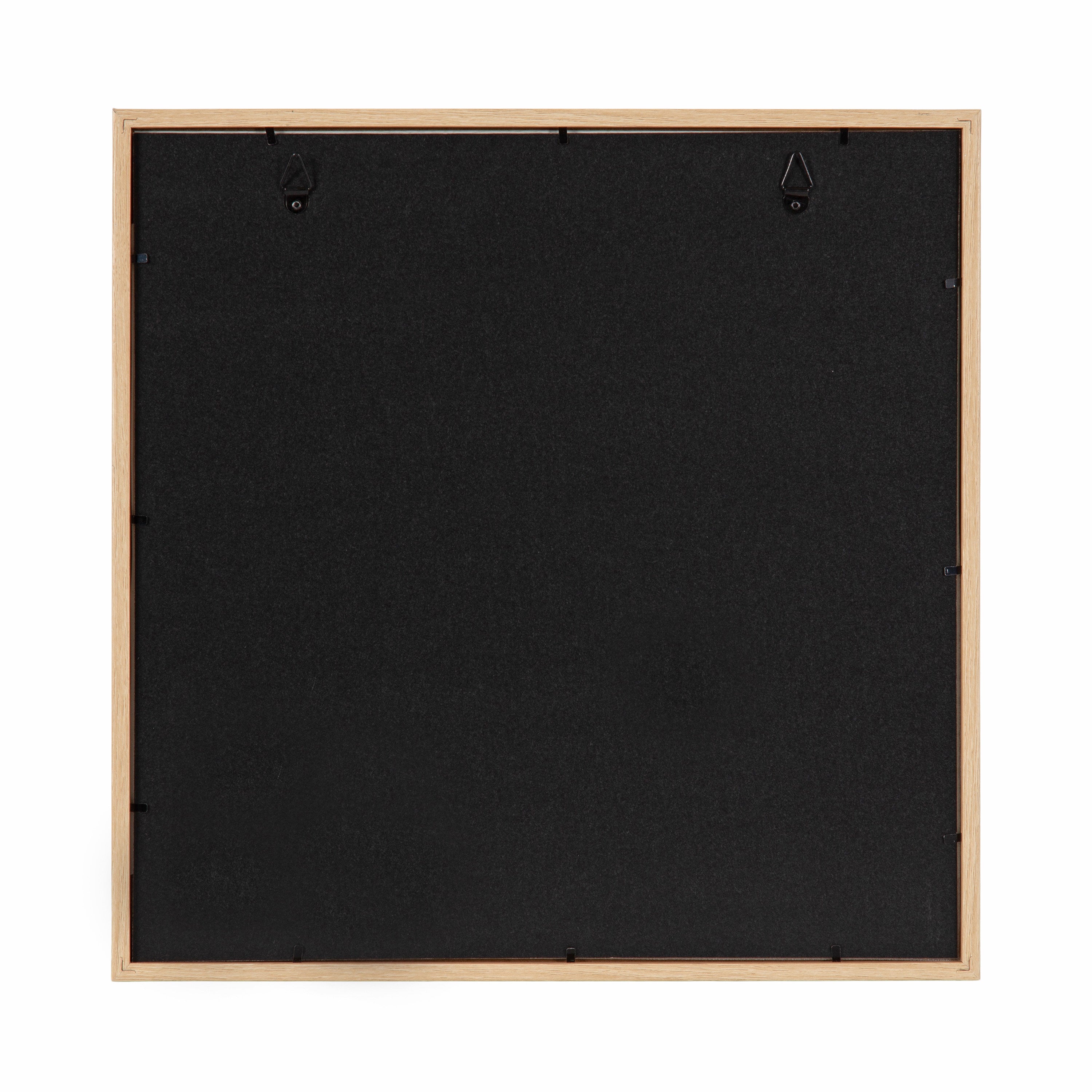 Wall Frame 16x16 matted to 8x8 White Natural 4