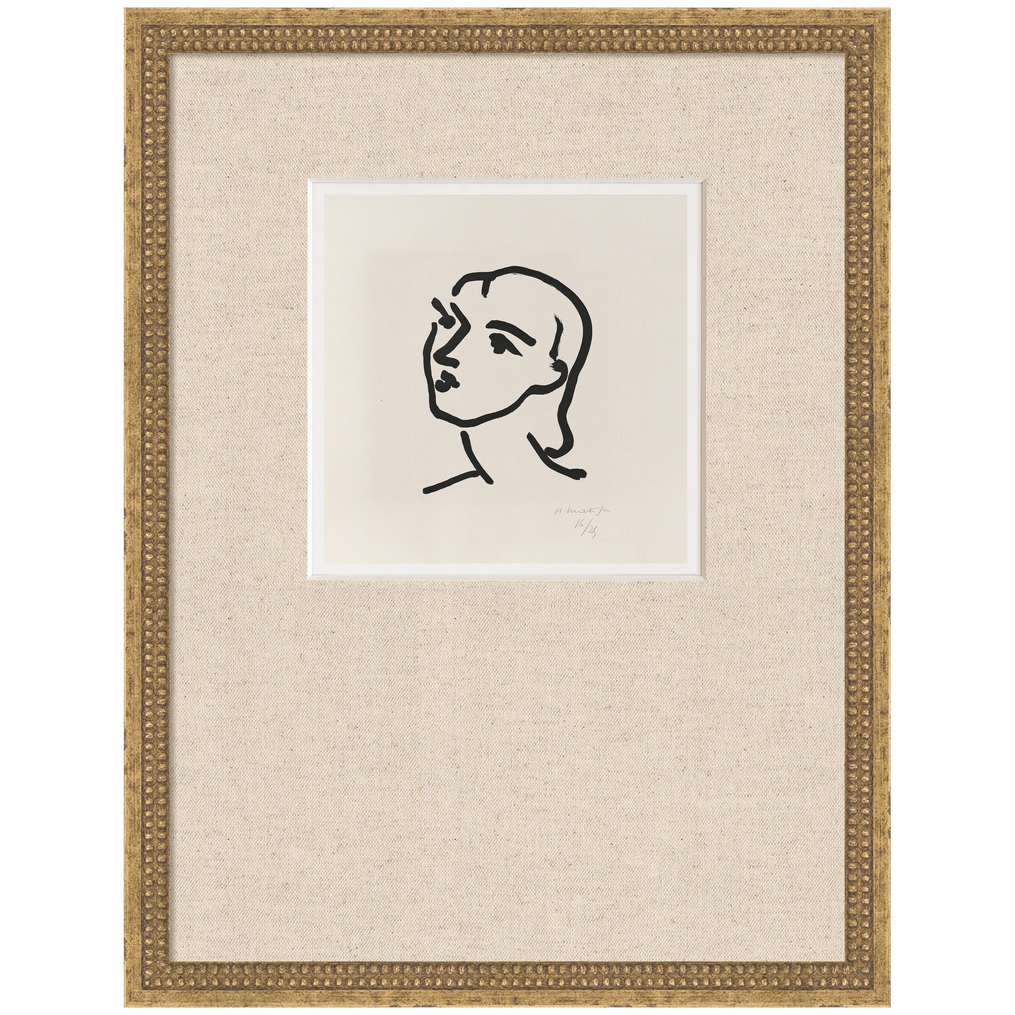 Framed Art 20x26 Castellan Gold 1