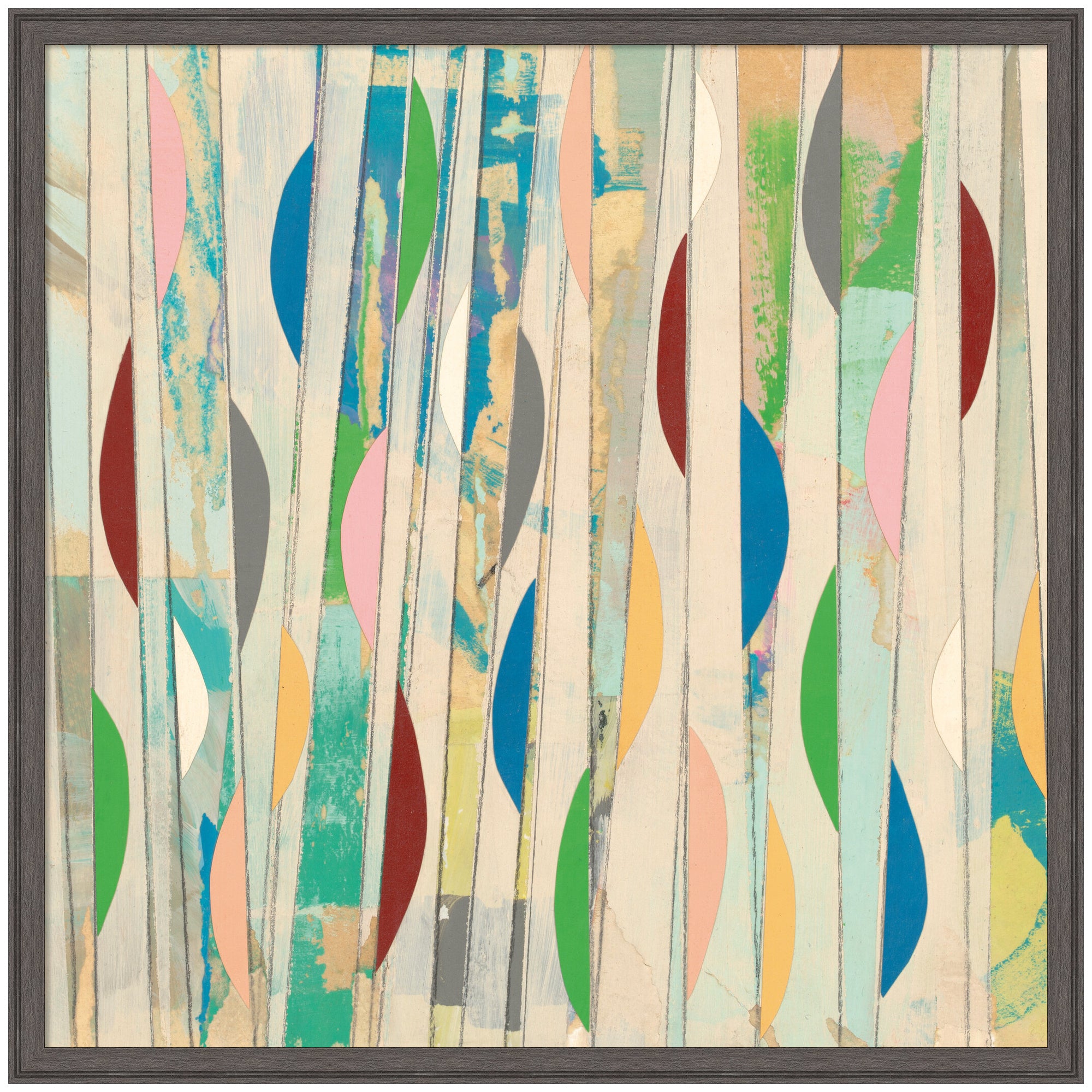 Geometric Abstract 2 FC by Felicia Dadak Framed Mounted Canvas Wall Art Print