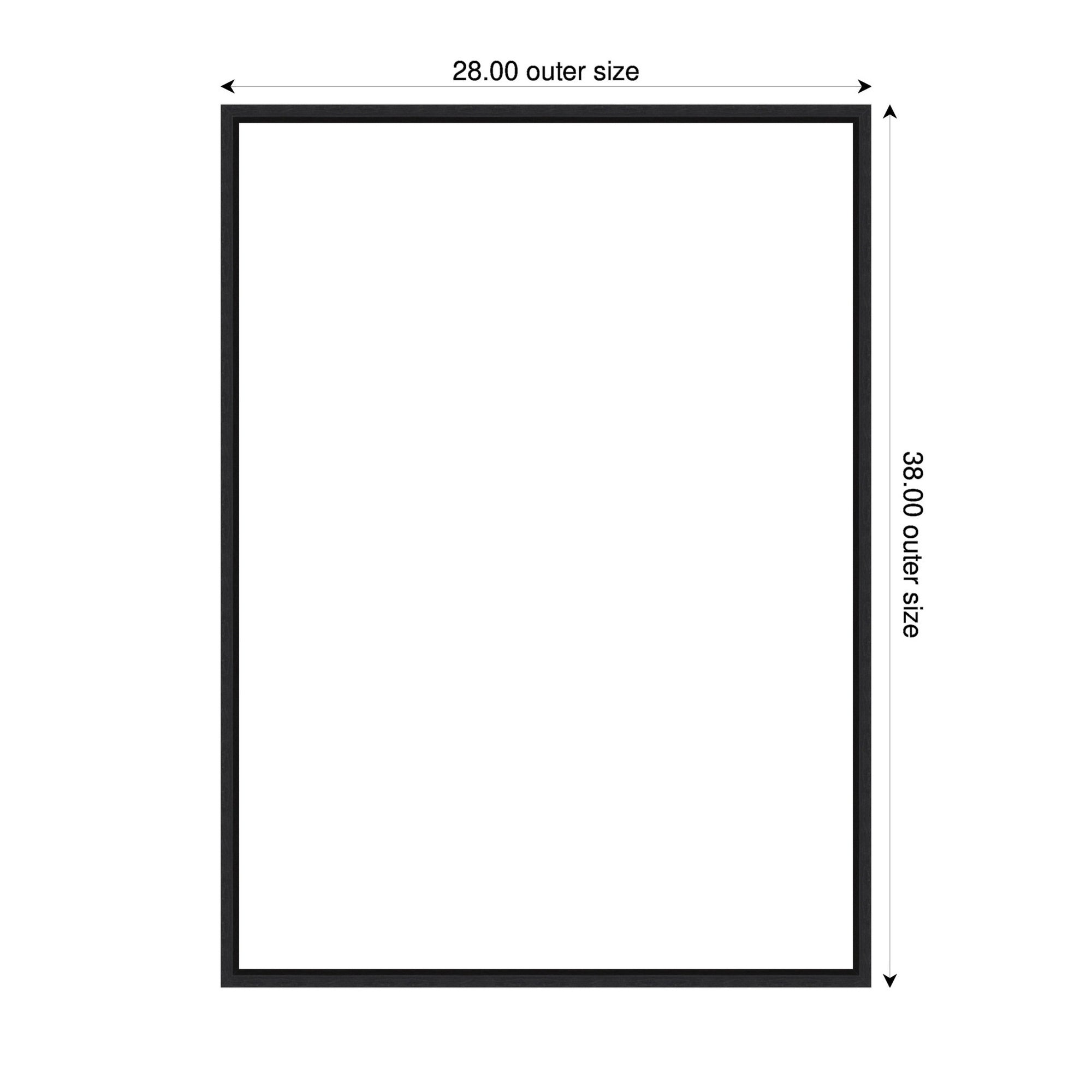 Art Set 2 Piece Set 28x38 Sylvie Black 2