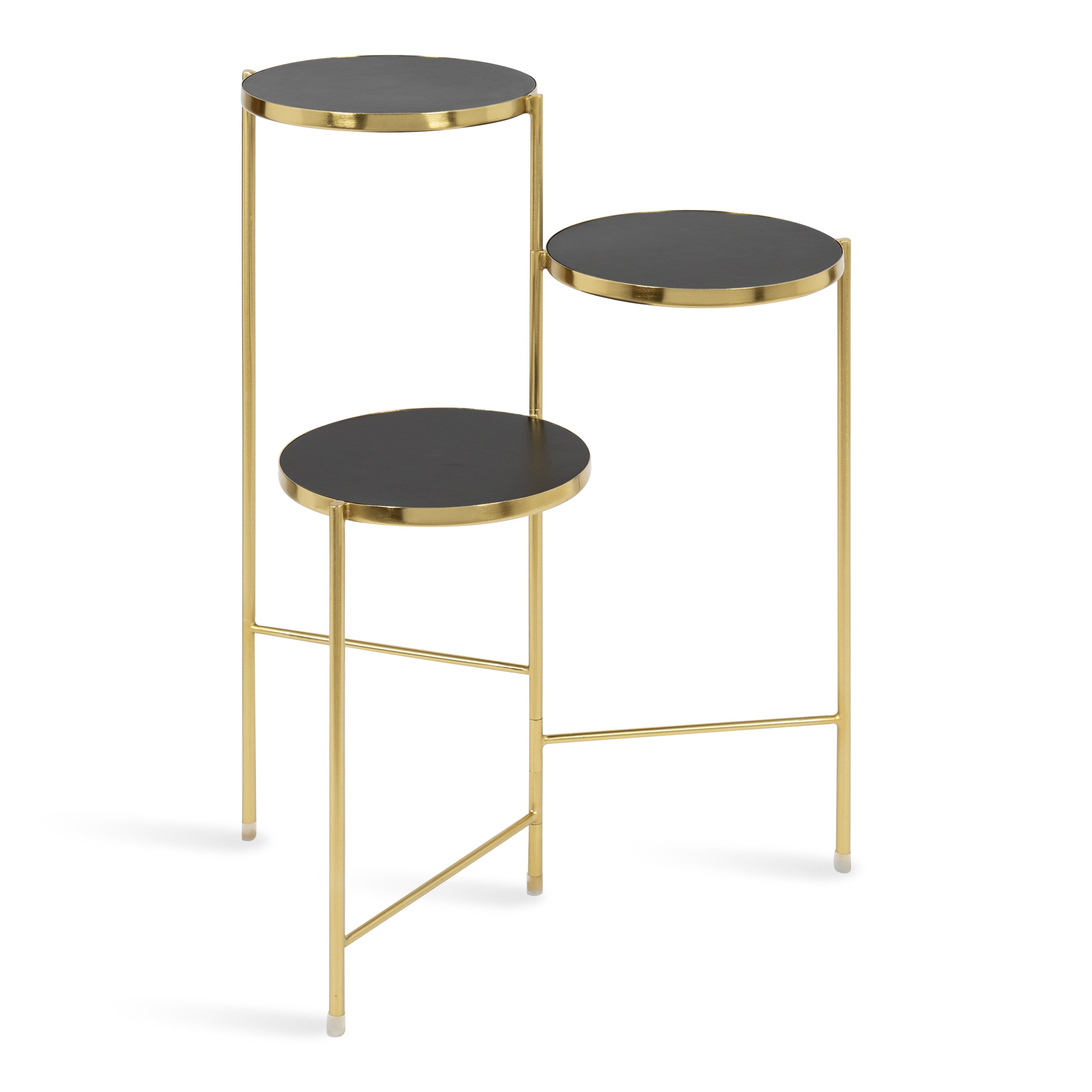 Plant Stand Black Gold 10x10x30 1