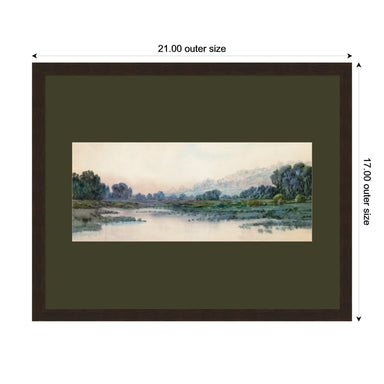 Framed Art 21x17 Carlisle Espresso Narrow 2