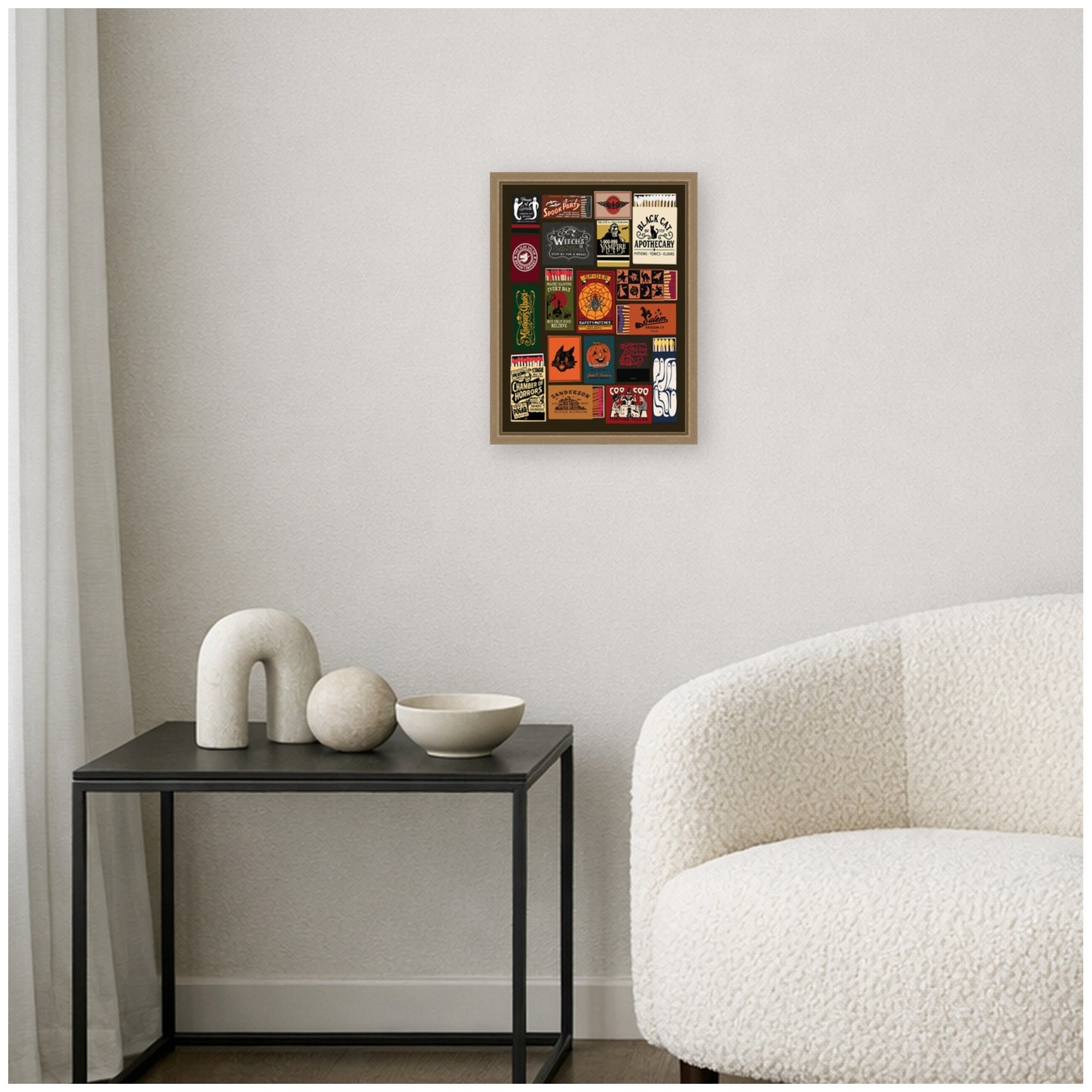 Framed Canvas 10x13 Sylvie Dark Gold 6