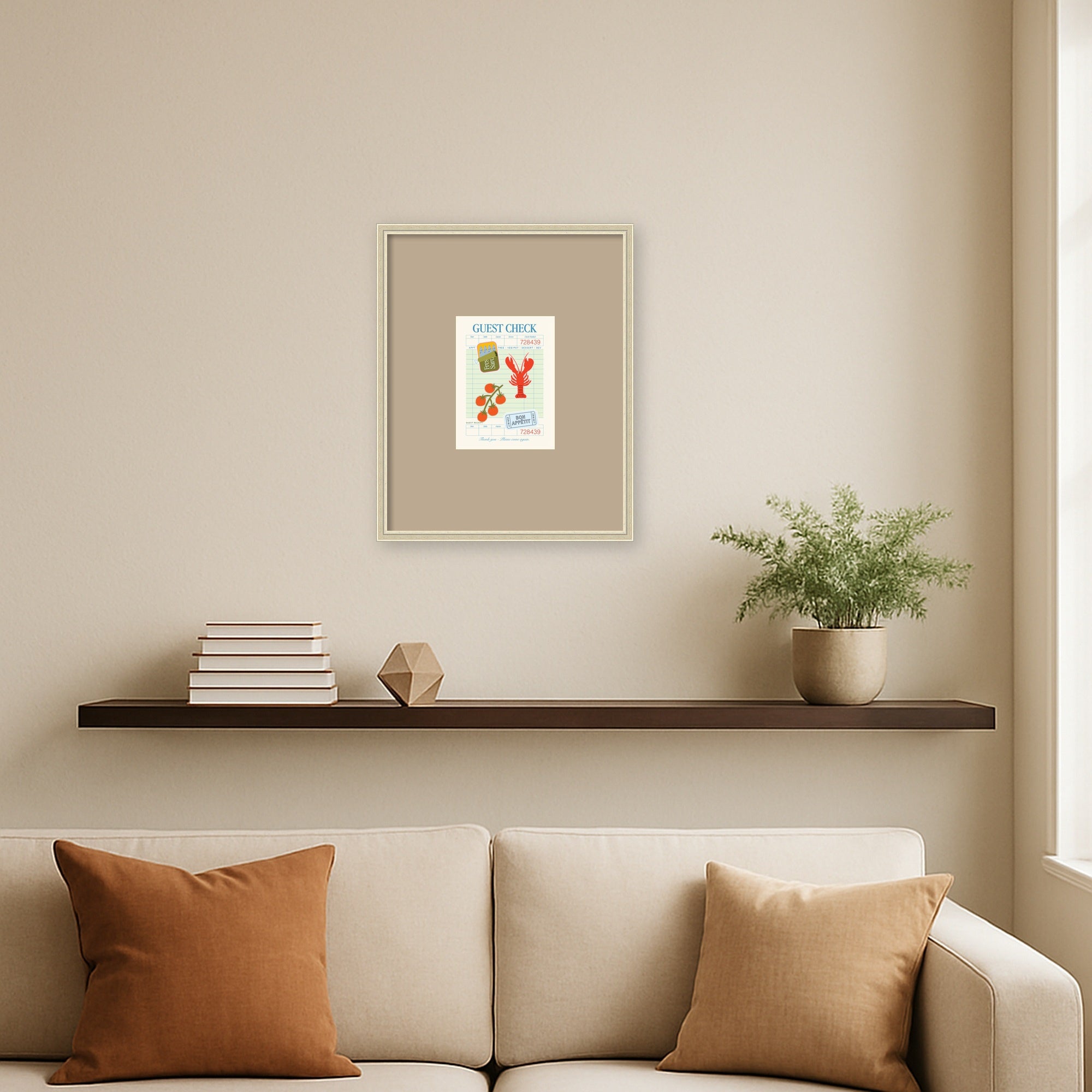 Framed Art 17 x 21 Edith Silver 6