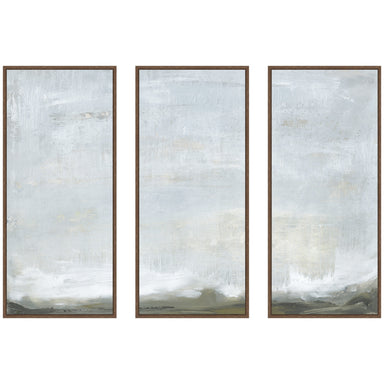 Art Set 3 Piece Set 18x40 Sylvie Walnut 1