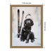 Framed Canvas Sylvie Dark Gold 10x13 2