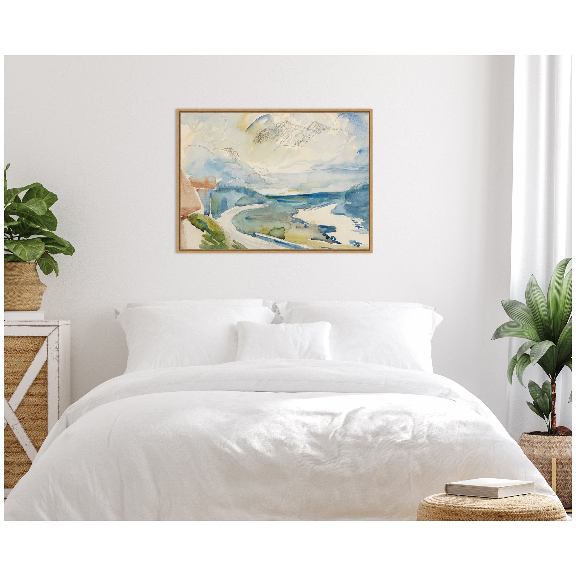 Framed Canvas 38 x 28 Sylvie Natural 5