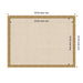 Pinboard 26x20 Mila Dark Gold 2