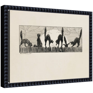 Framed Canvas 13x10 Sylvie Beaded Black 1