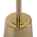 Side Table Black Gold 14x14x24 4