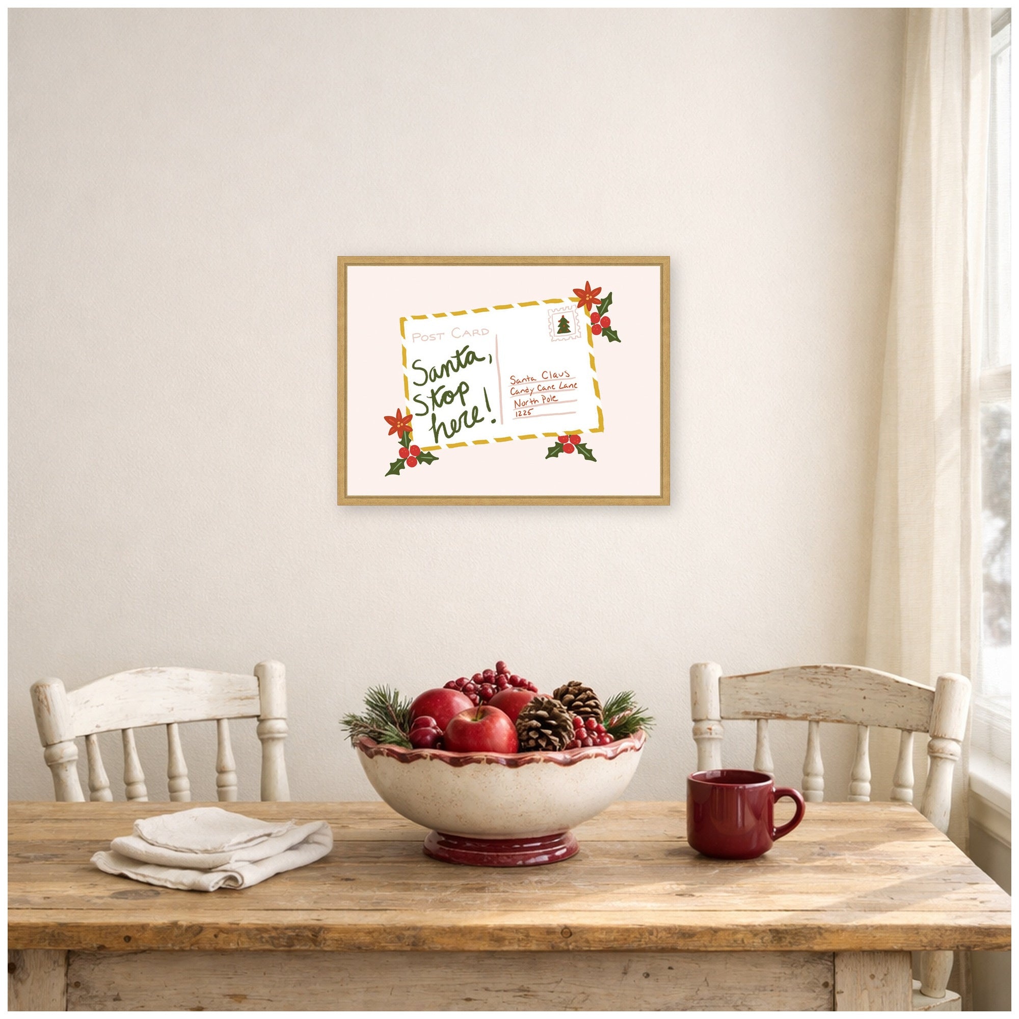 Framed Canvas Sylvie Bright Gold 24x18 5