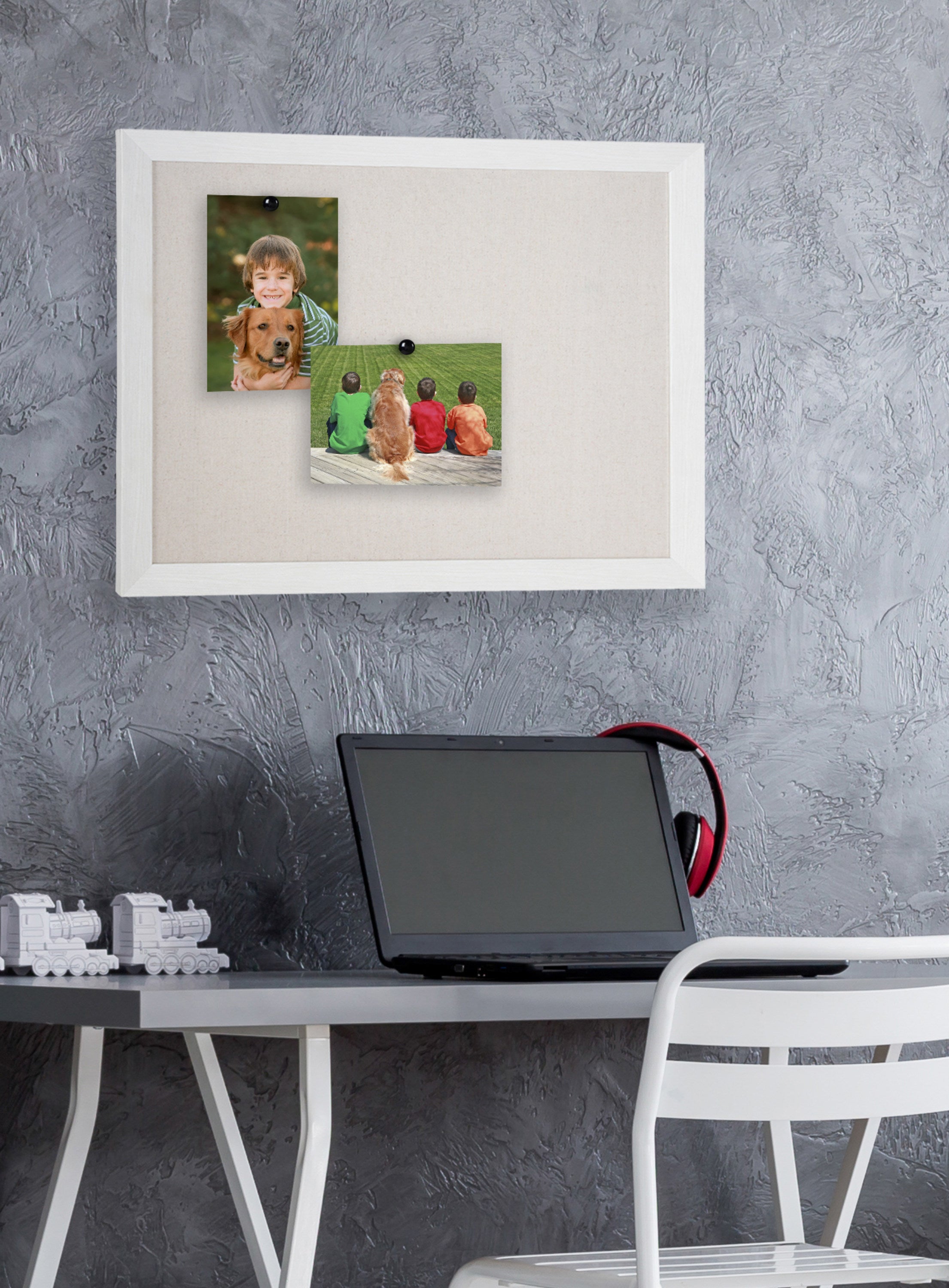 Pinboard White 27x33 5