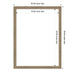 Dry Erase Board Florence Light Brown 20x26 2