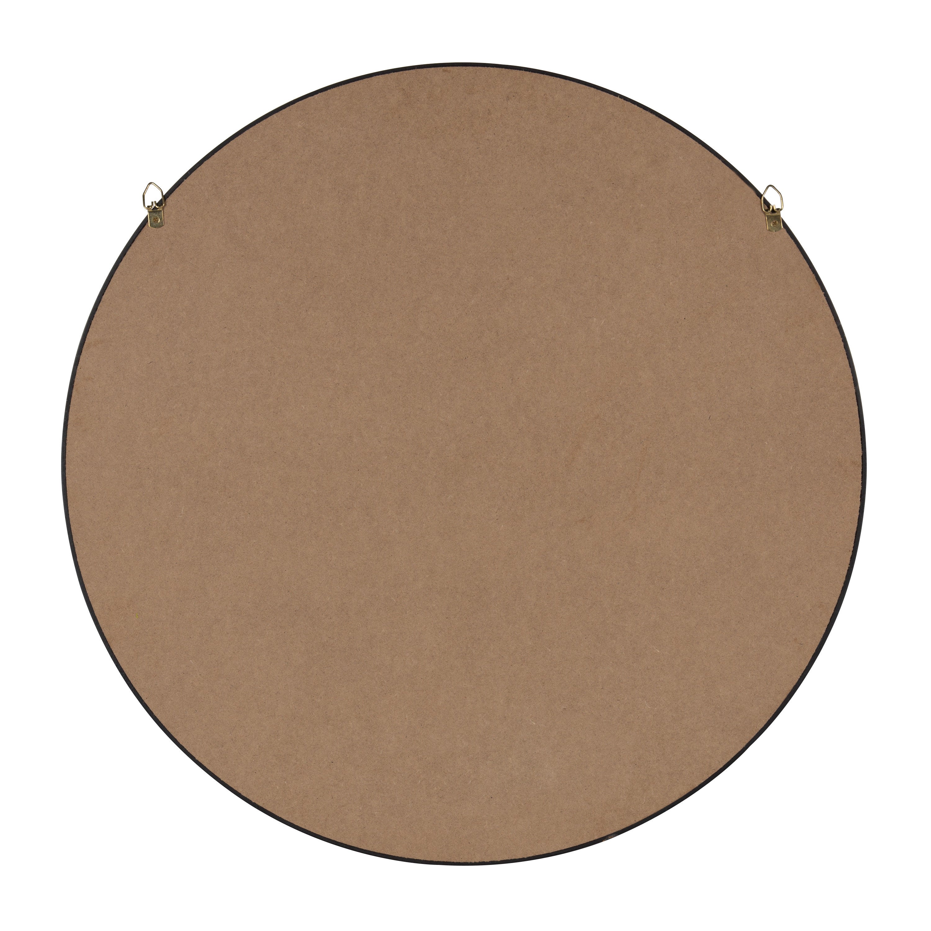Round Mirror Black 21.6" Diameter 4