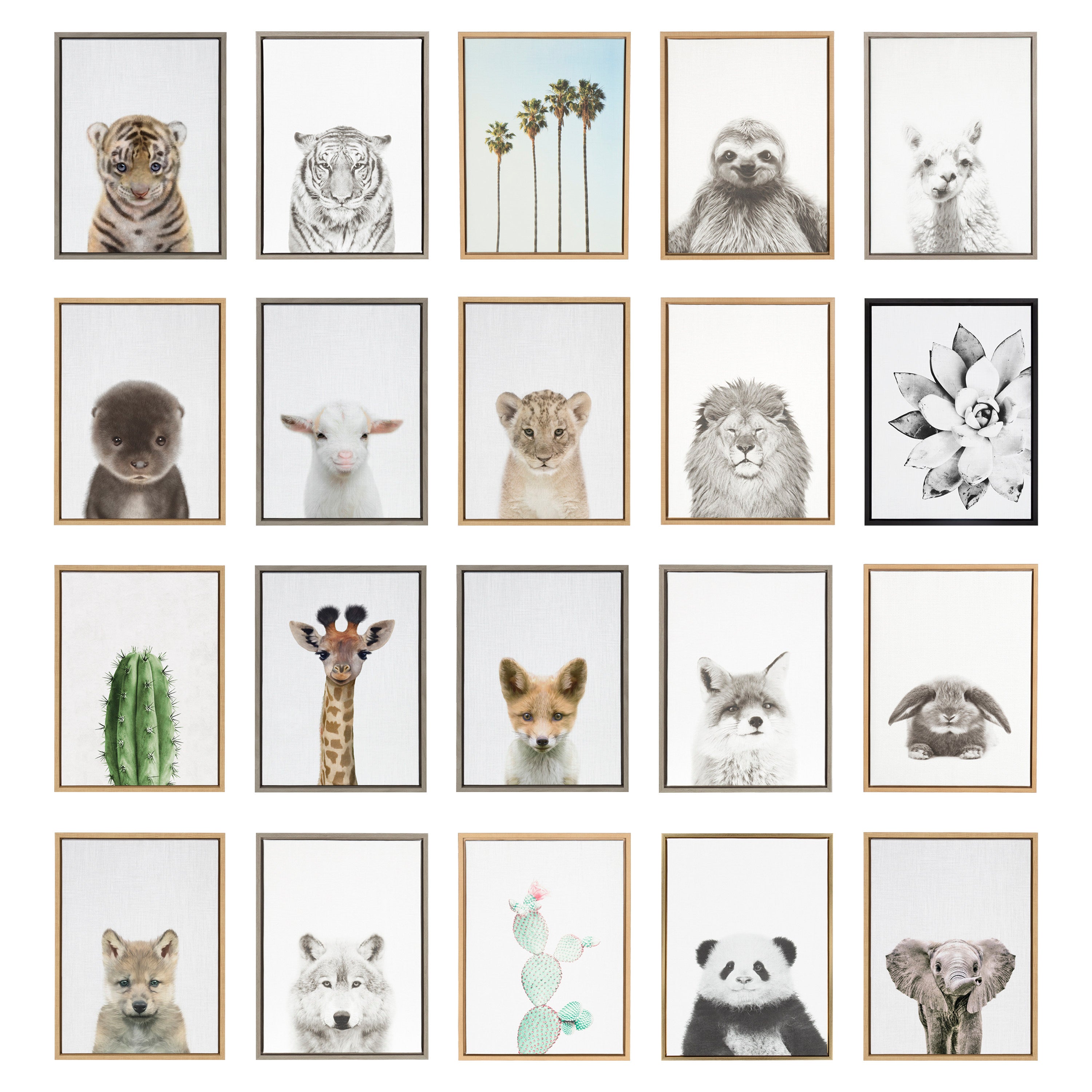 Art Set Sylvie Natural 2 Piece Set 23x33 4