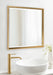 Decorative Wall Mirror Gold 28x28 7