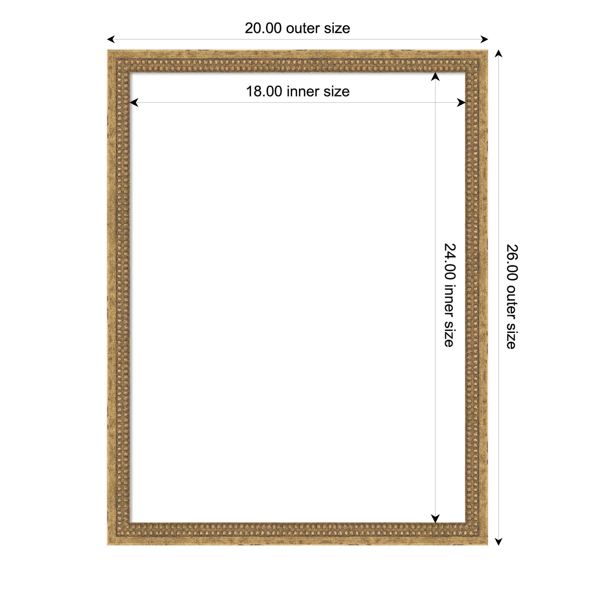 Dry Erase Board Castellan Gold 20x26 2
