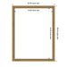 Dry Erase Board Castellan Gold 20x26 2