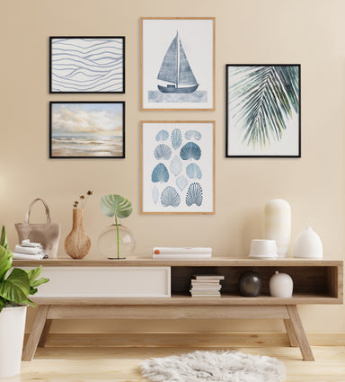 Framed Printed Art Gold 16x12 2