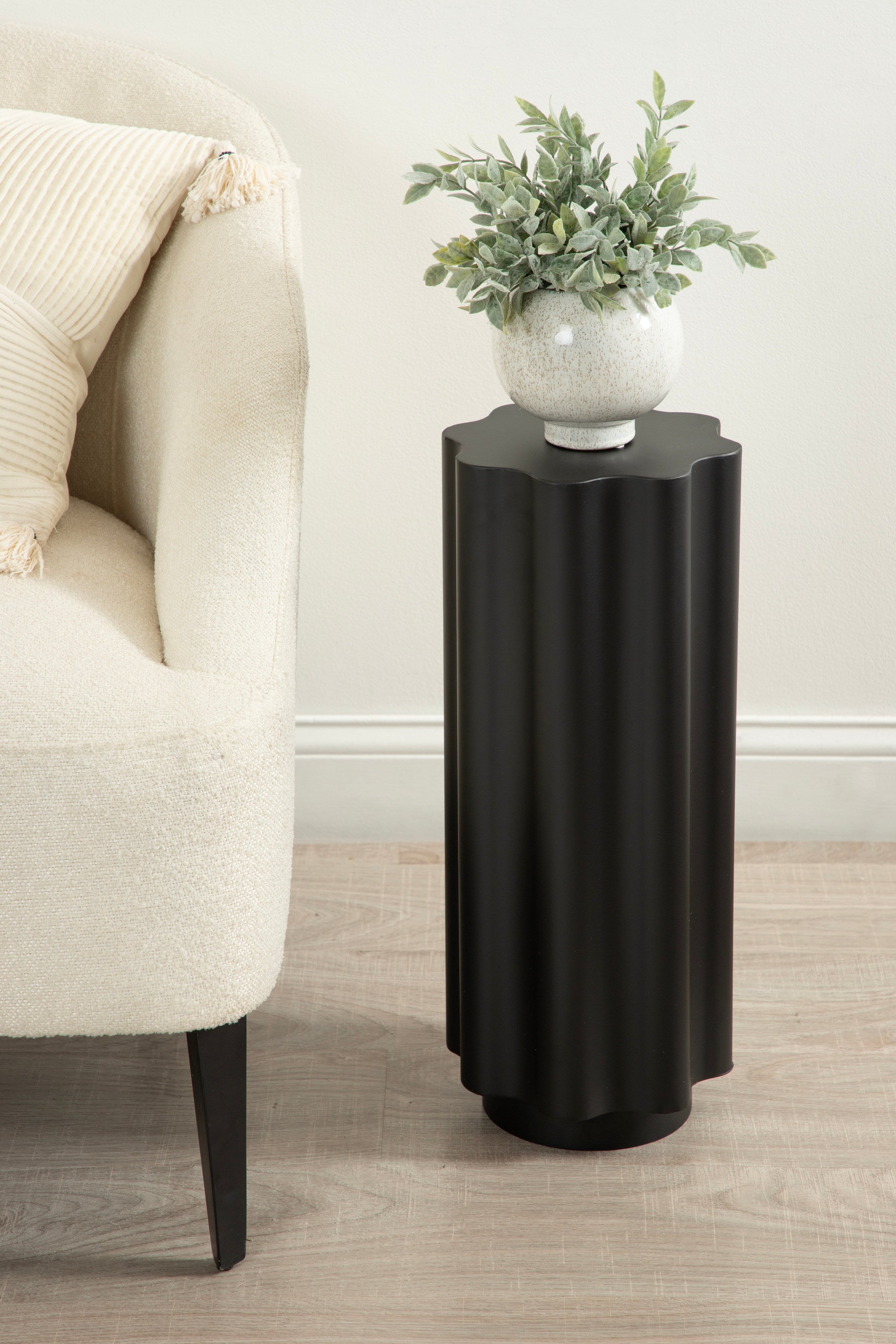 Drink Table Black 9x9x22 7