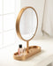 Tabletop Mirror Gold 17x21 7