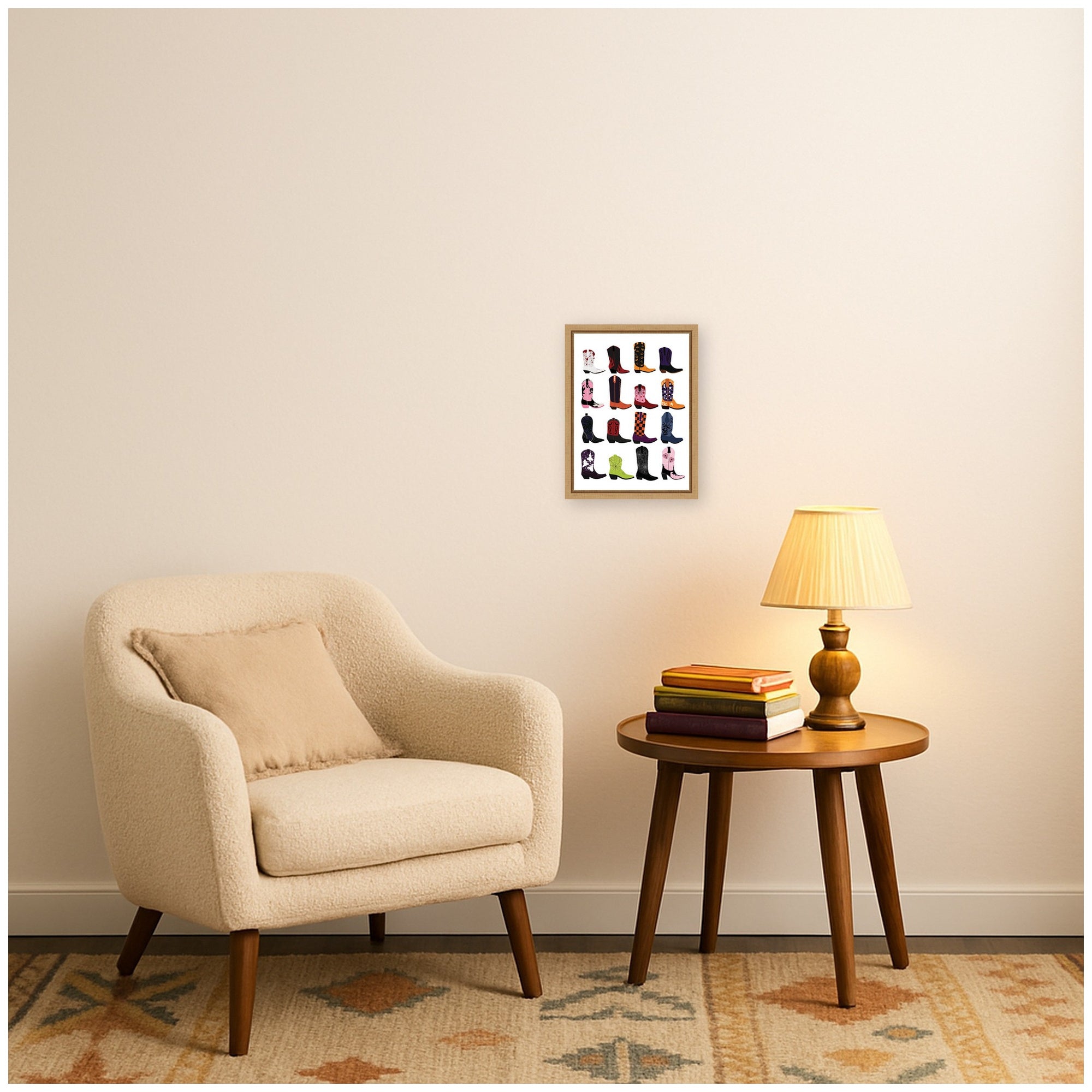 Framed Canvas 10x13 Sylvie Natural 5
