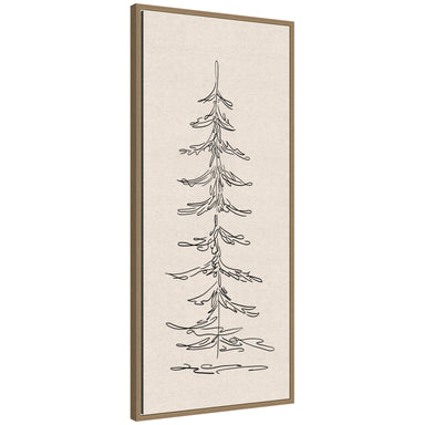 Framed Canvas Sylvie Dark Gold 18x40 1