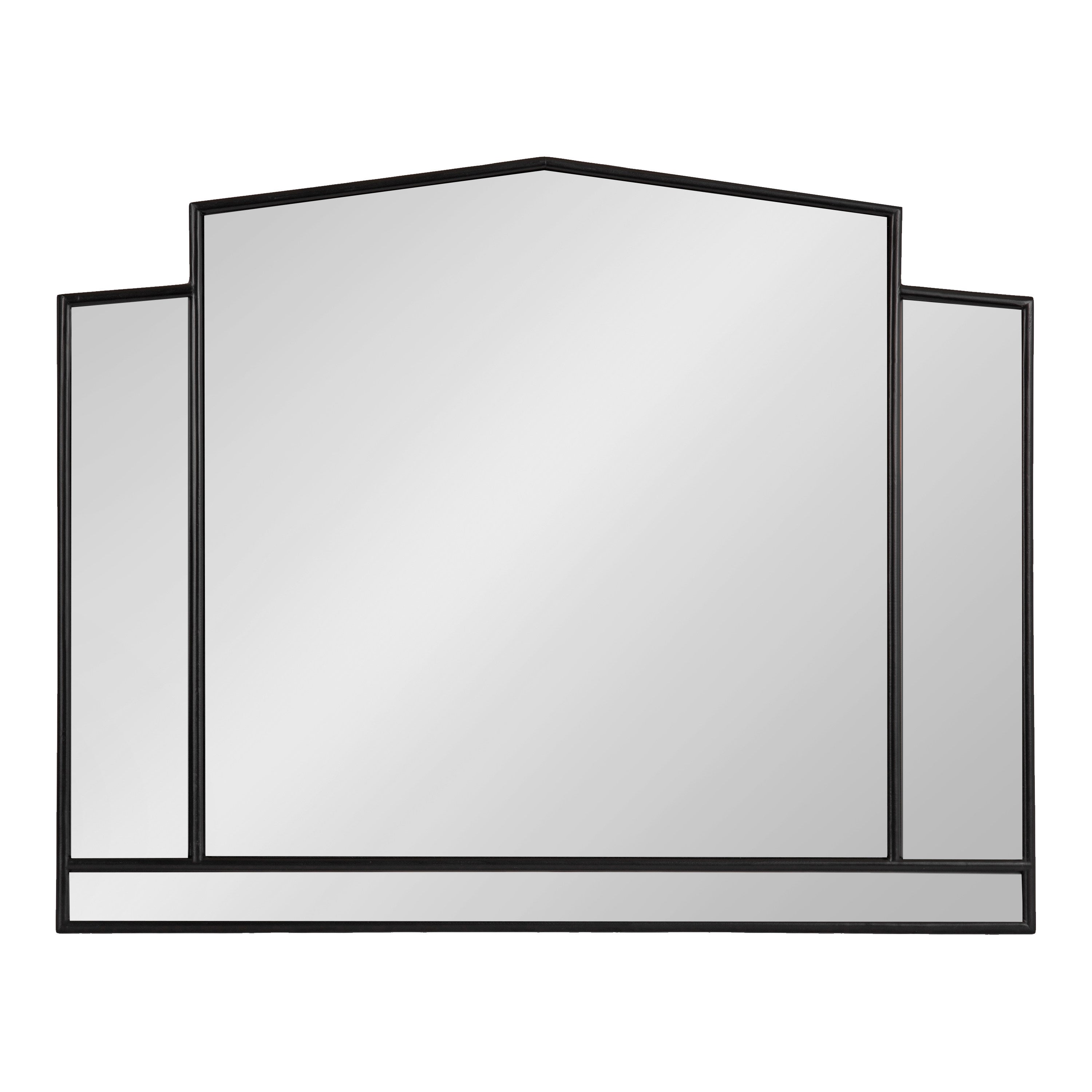 Irregular Mirror Black 32x25 5