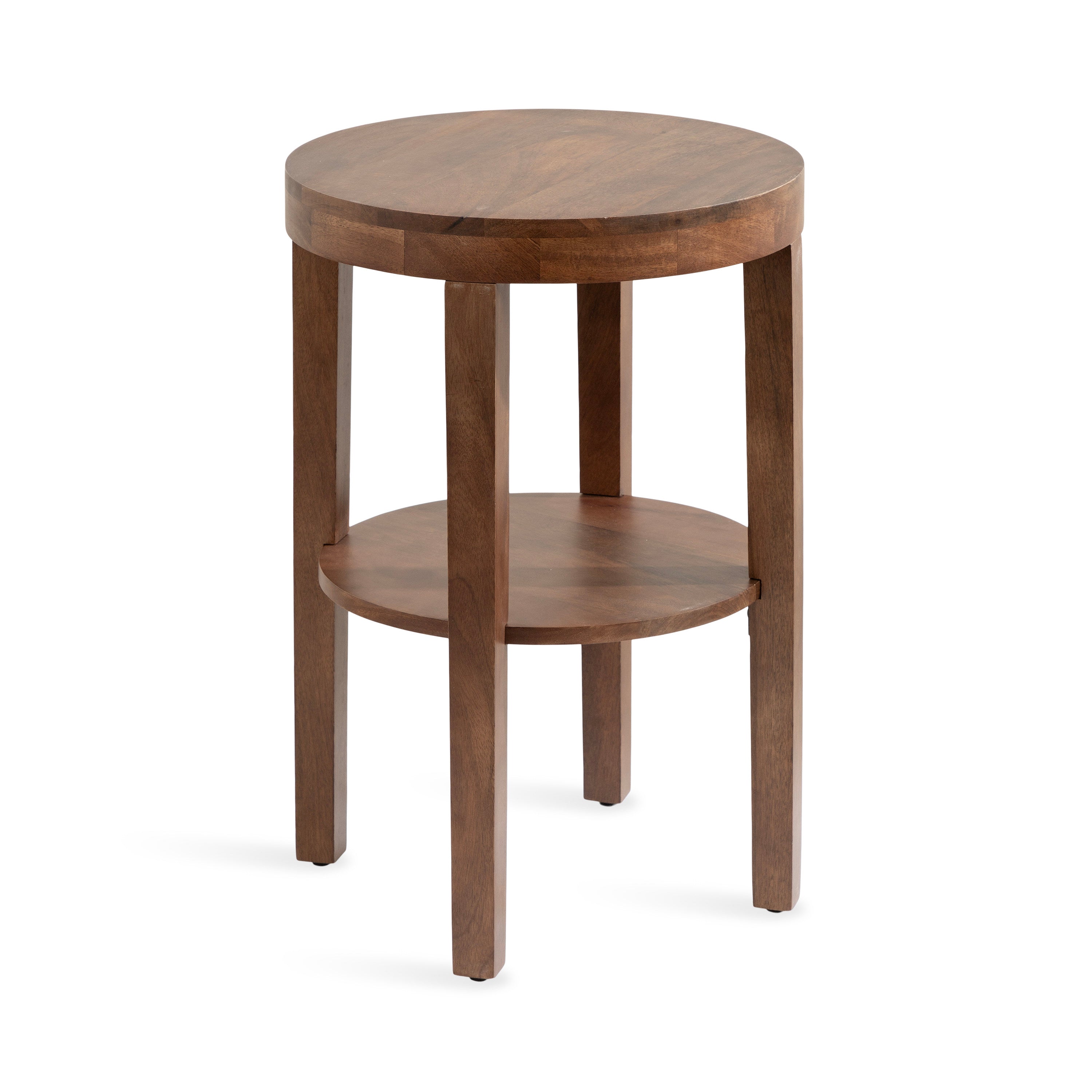 Side Table Walnut Brown 16x16x24 1