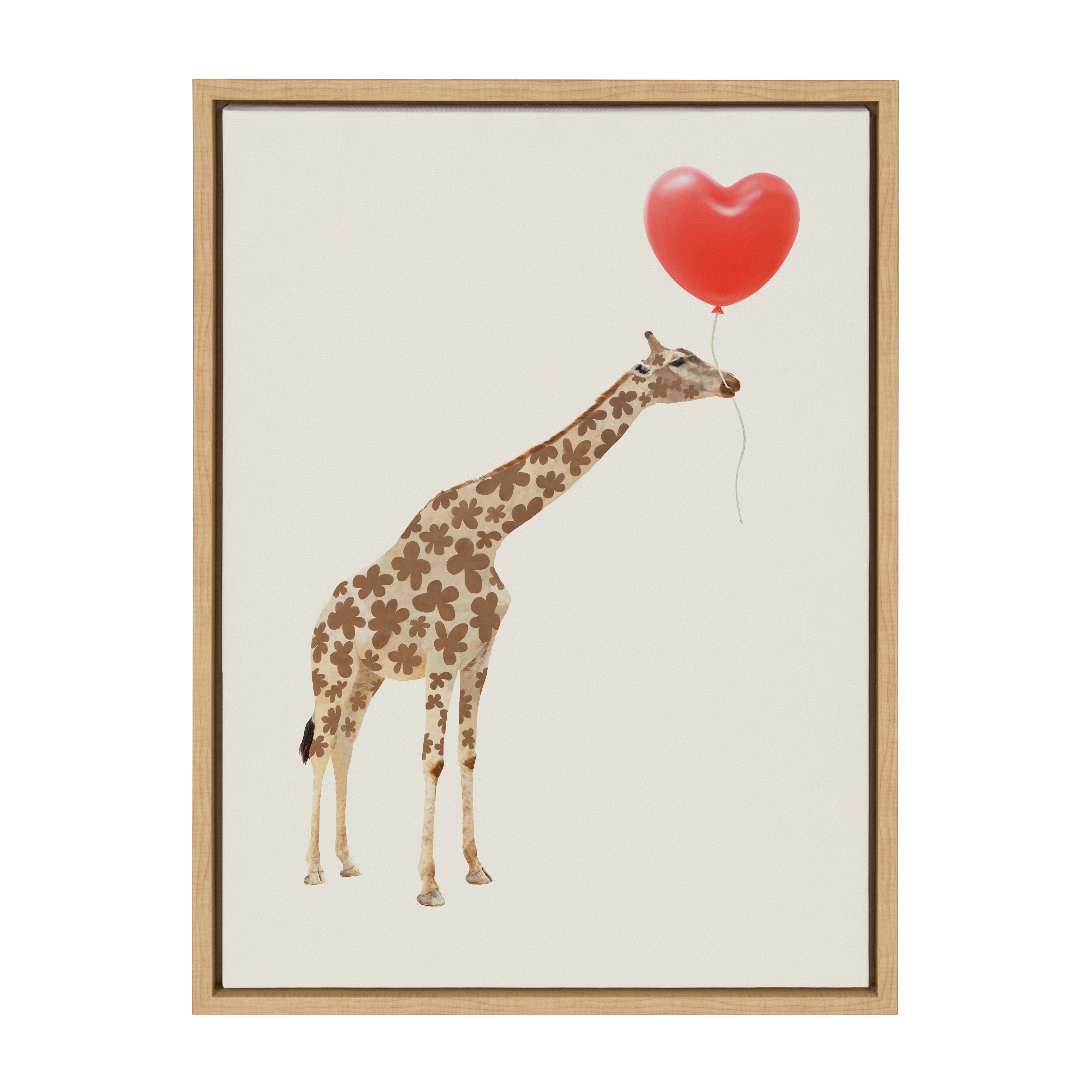 Framed Canvas Sylvie Natural 18x24 2