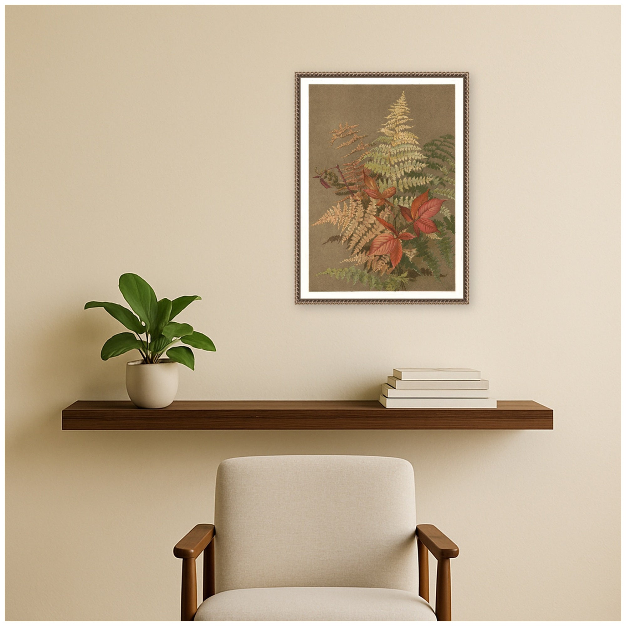 Framed Canvas 18x24 Sylvie Beaded Dark Gold 5
