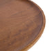 Side Table Walnut Brown Gold 14x14x24 3
