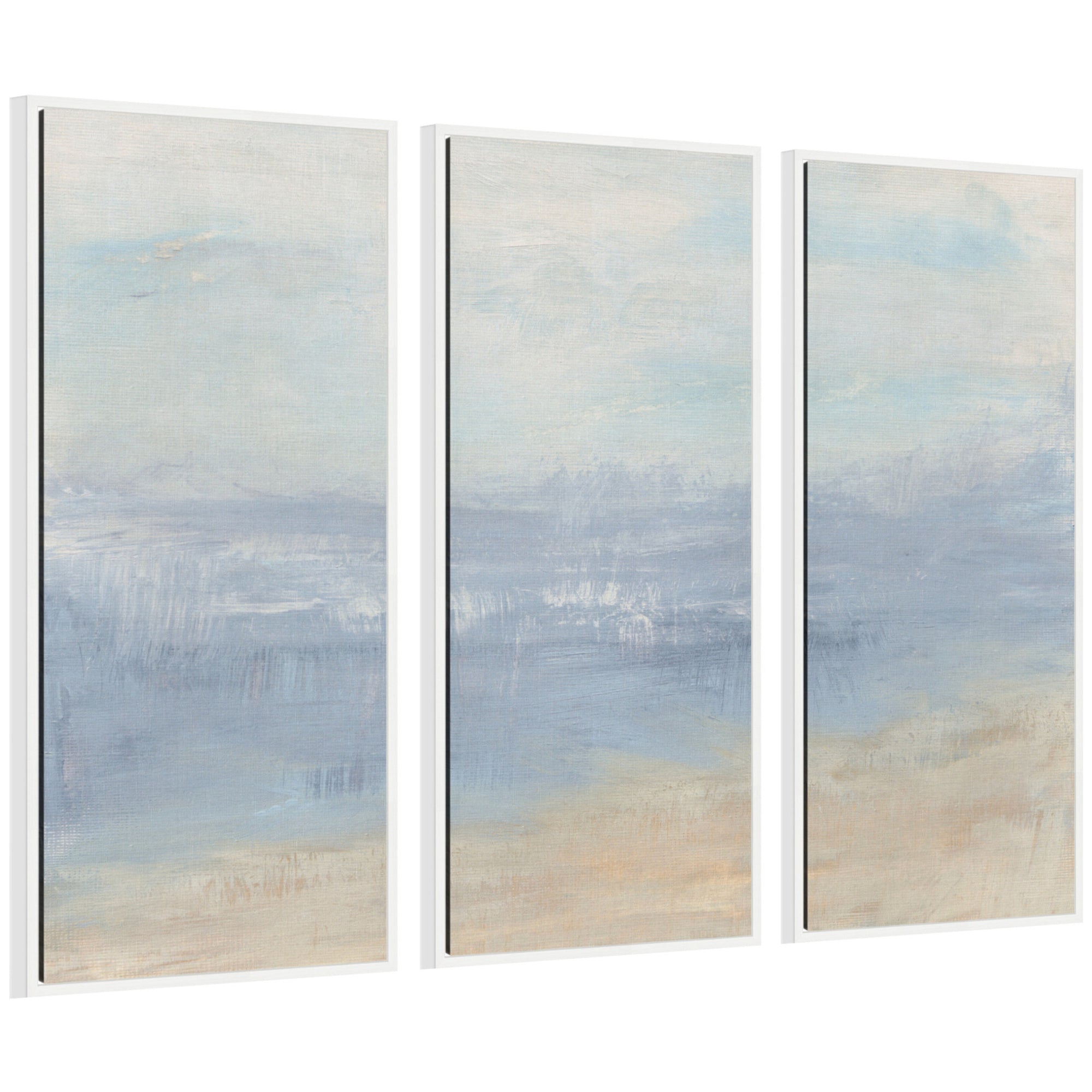 Art Set Sylvie White 3 Piece Set 18x40 1