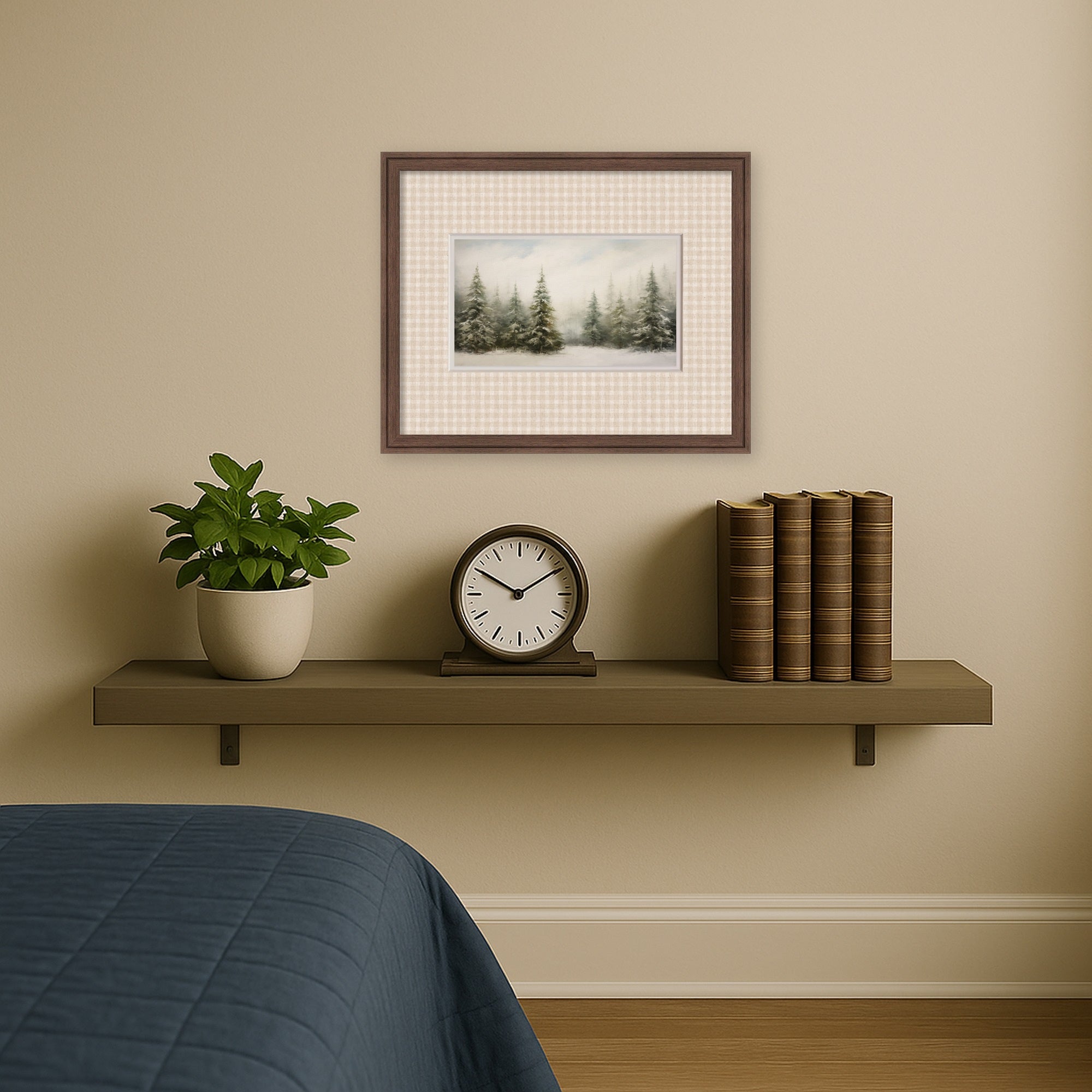 Framed Art Florence Medium Brown 22x18 6