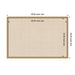 Pinboard 38x26 Mila Dark Gold 2
