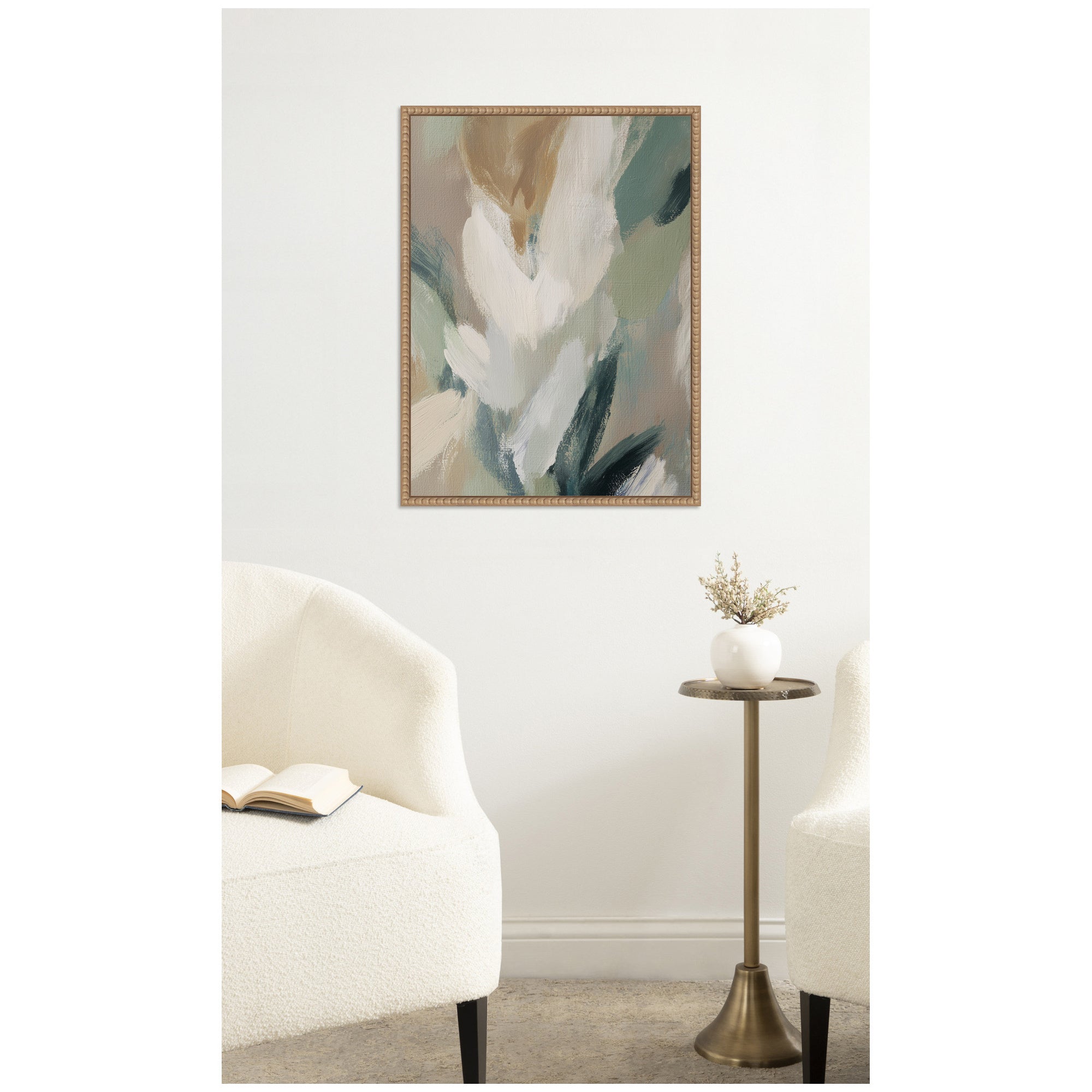 Plant Form No. 1 by Amy Lighthall Framed Canvas Wall Art Print