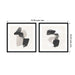 Framed Art Svelte Noir Black 2 Piece Set 25x25 2